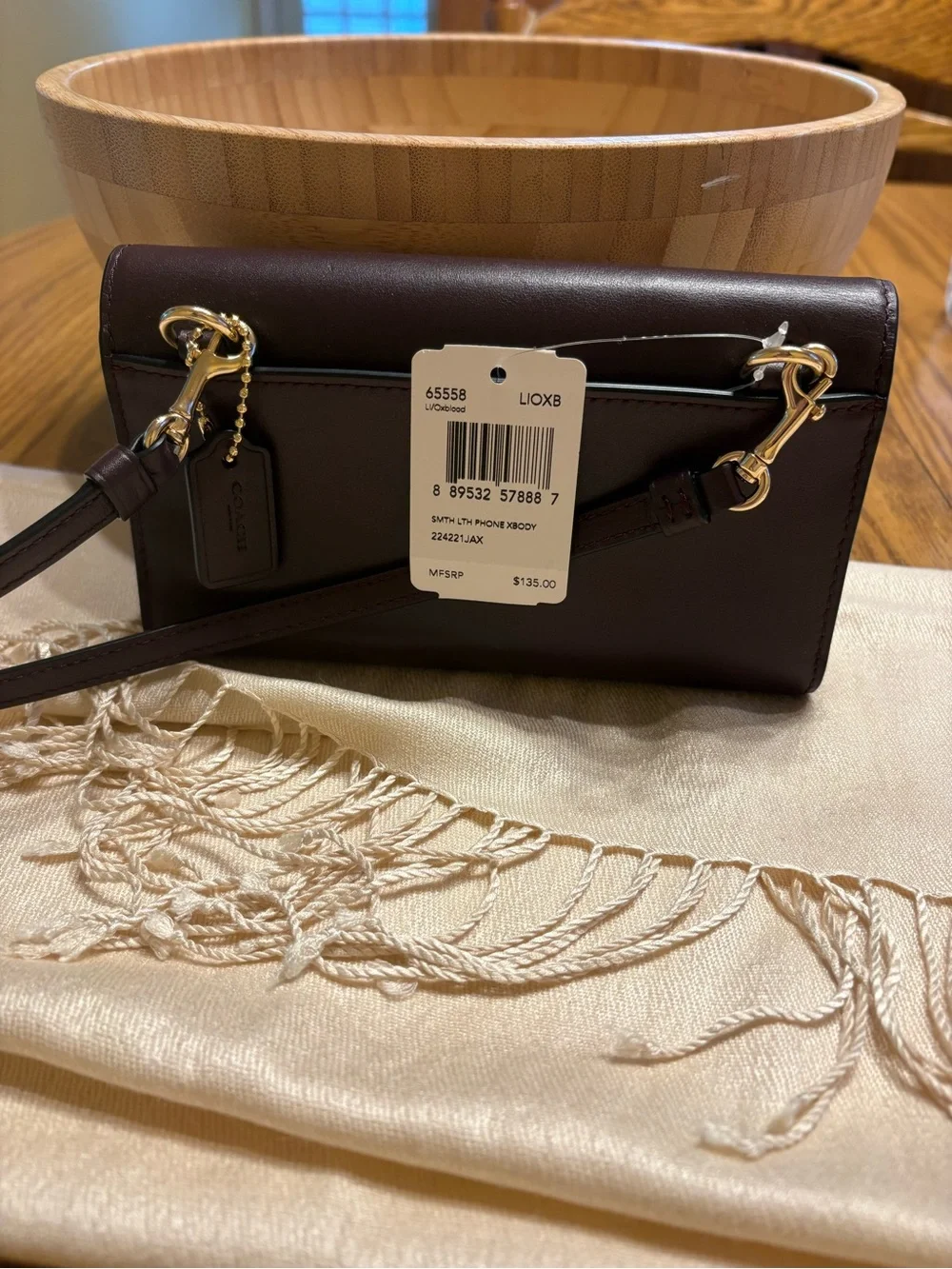 Coach smooth leather